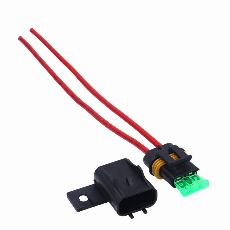 New High Quality Pure Copper 2-Pin Fuse Holder Harness Fuse Box Waterproof 60V 100A Fuse Socket
New High Quality Pure Copper 2-Pin Fuse Holder Harness Fuse Box Waterproof 60V 100A Fuse Socket