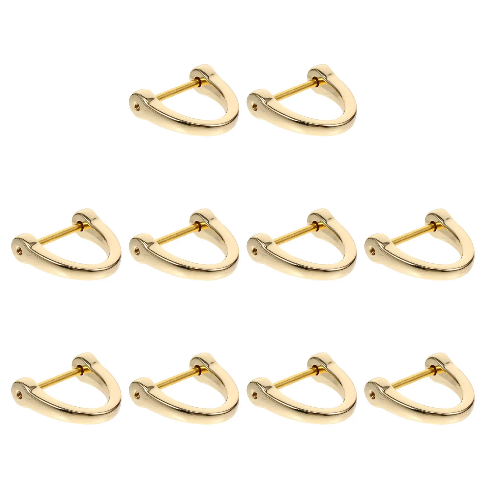 10Pcs Sturdy D-Shaped Rings for Bags Purse Accessories Easy Install U Rings Decor Belt Clasps DIY Bag Accessories
10Pcs Sturdy D-Shaped Rings for Bags Purse Accessories Easy Install U Rings Decor Belt Clasps DIY Bag Accessories