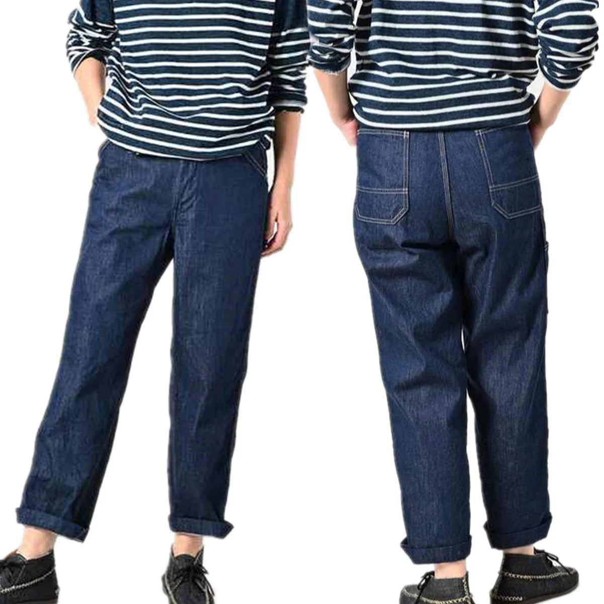 Jenny&Dave 2026 Japanese Minimalist Old High Waisted Indigo Washed Loose Retro Workwear Denim Pants Women's jeans Woman Cloth
Jenny&Dave 2026 Japanese Minimalist Old High Waisted Indigo Washed Loose Retro Workwear Denim Pants Women's jeans Woman Cloth