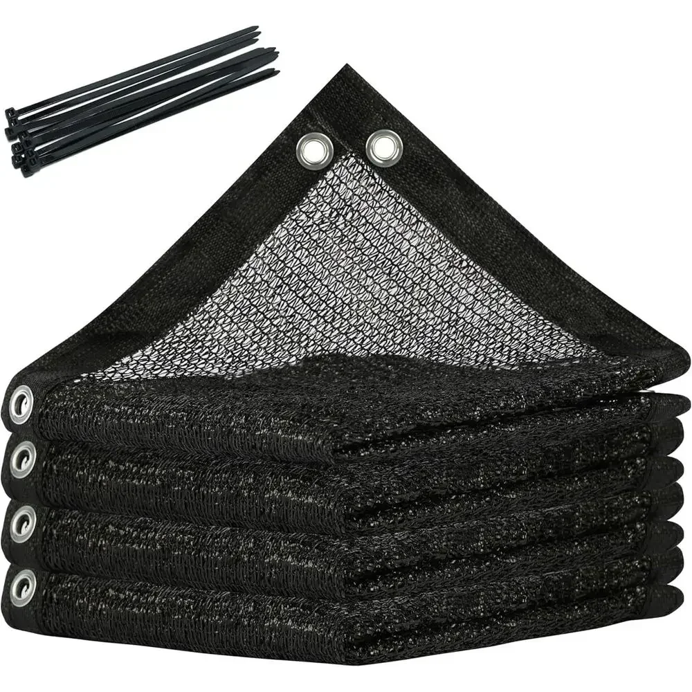 UV-Resistant 50% Black Shade Cloth, Custom 5T x 20T Mesh Tarp, Suitable for Greenhouses, Chicken Coops, Barns, Kennels, Gardens
UV-Resistant 50% Black Shade Cloth, Custom 5T x 20T Mesh Tarp, Suitable for Greenhouses, Chicken Coops, Barns, Kennels, Gardens