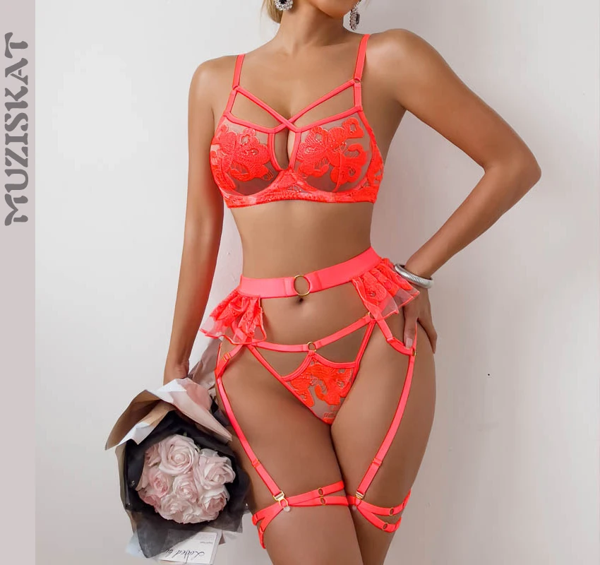 MUZISKAT 2024 New Sexy Bra Set Hollow Embroidery Splicing Personality Erotic Lingerie Set Onlyfans
MUZISKAT 2024 New Sexy Bra Set Hollow Embroidery Splicing Personality Erotic Lingerie Set Onlyfans