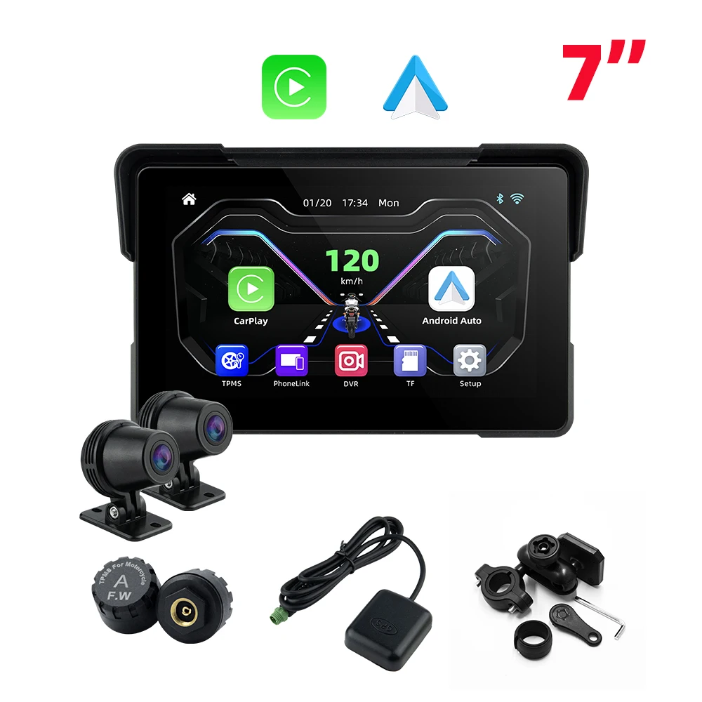 EKIY 7-дюймовый мотоциклетный видеорегистратор для мотоцикла, беспроводной Android, авто мотор CarPlay, беспроводной CarPlay, экран, мотоциклетная навигация
EKIY 7-дюймовый мотоциклетный видеорегистратор для мотоцикла, беспроводной Android, авто мотор CarPlay, беспроводной CarPlay, экран, мотоциклетная навигация