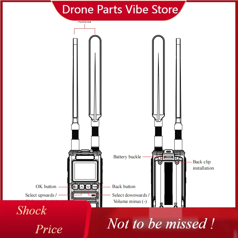 DP Skydroid S12-8G 6000mAh Long Battery Life (15Hrs) 3-5km Detection Range Alarm System
DP Skydroid S12-8G 6000mAh Long Battery Life (15Hrs) 3-5km Detection Range Alarm System