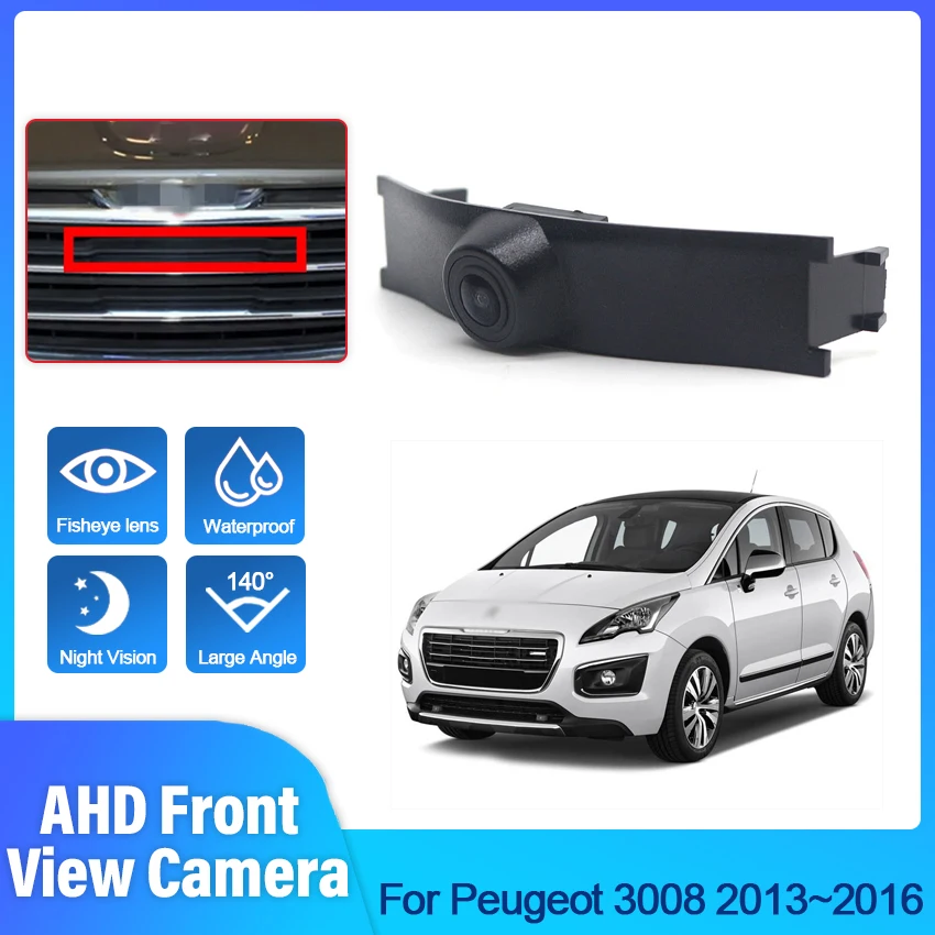 AHD 1080P Fisheye CCD Car Front View Parking Positive Logo Camera For Peugeot 3008 2013 2014 2015 2016 Night Vision Waterproof
AHD 1080P Fisheye CCD Car Front View Parking Positive Logo Camera For Peugeot 3008 2013 2014 2015 2016 Night Vision Waterproof