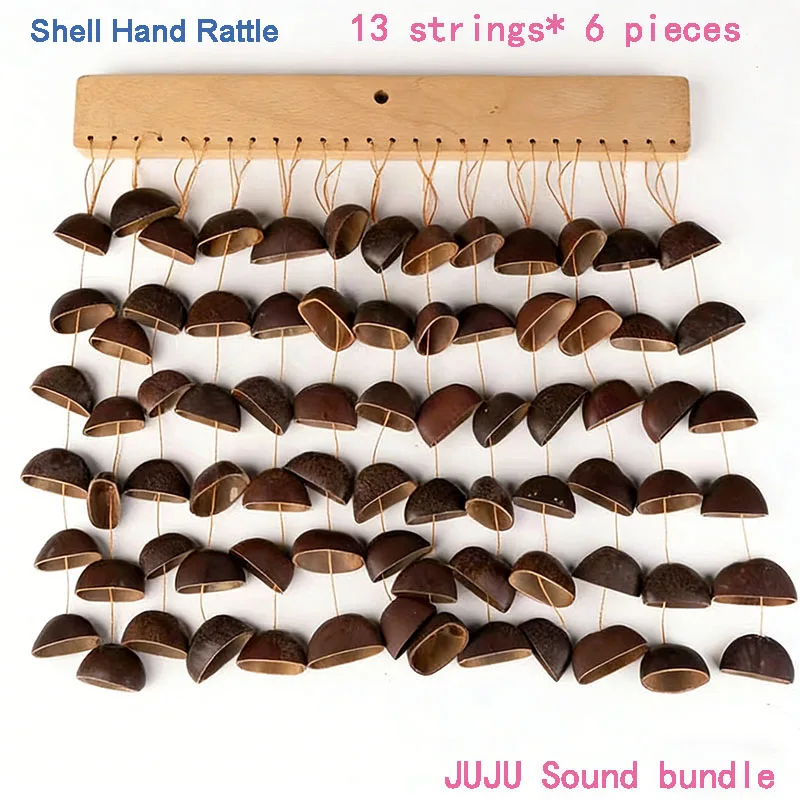 Nut Shell Hand Bells Sound Bundle Meditation Chimes Yoga Sound Healing Tambourine Accompany Percussion Musical Instruments
Nut Shell Hand Bells Sound Bundle Meditation Chimes Yoga Sound Healing Tambourine Accompany Percussion Musical Instruments