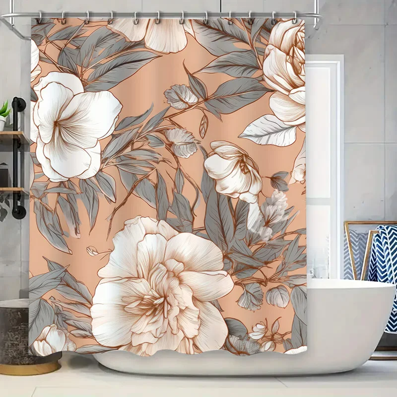 Роскошная занавеска для душа с цветочным принтом, розовая, серая, водонепроницаемая, для ванной комнаты, украшение для дома для детской ванной комнаты, ткань премиум-класса
Роскошная занавеска для душа с цветочным принтом, розовая, серая, водонепроницаемая, для ванной комнаты, украшение для дома для детской ванной комнаты, ткань премиум-класса