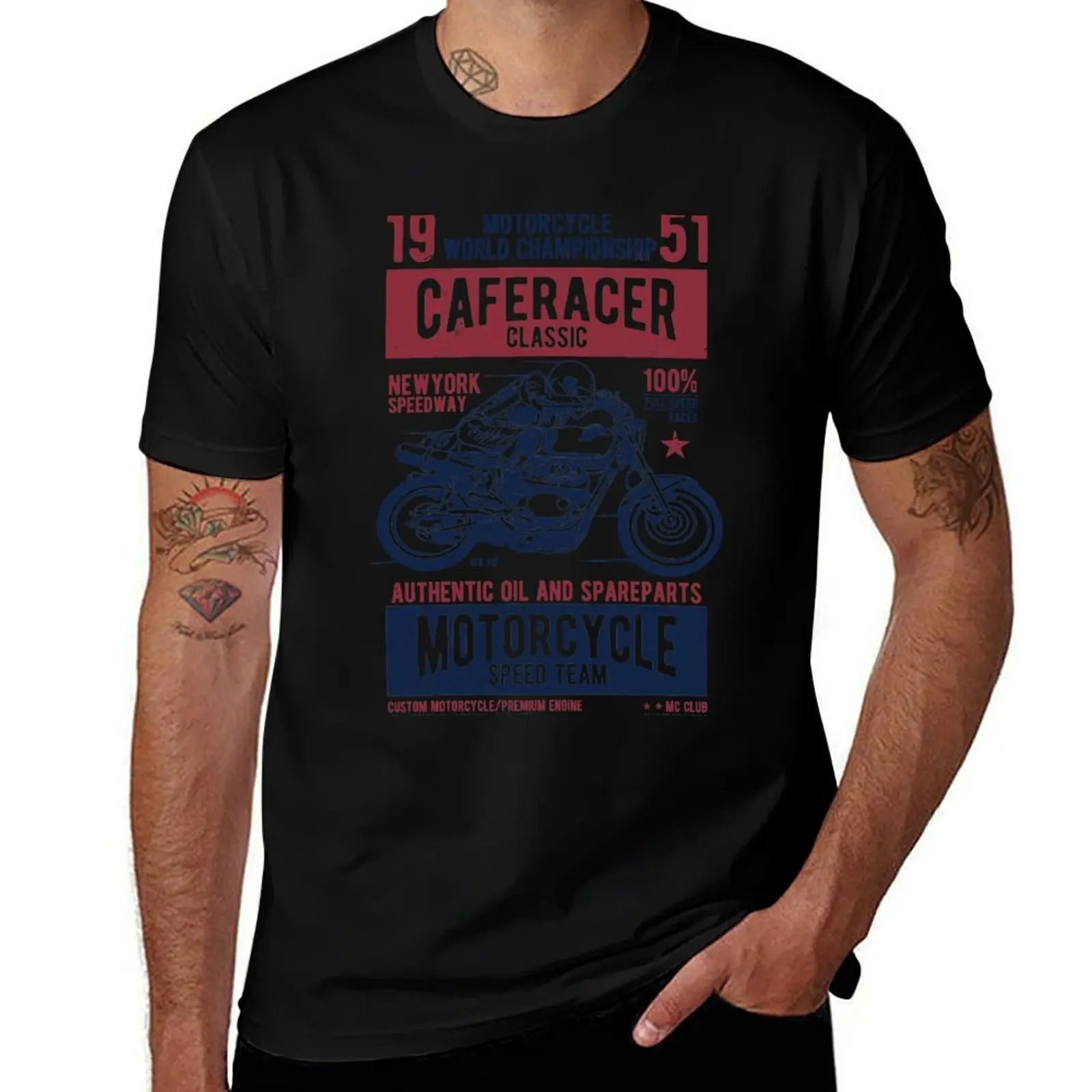 CLASSIC CAFERACER T-Shirt Casual Everyday Short Sleeve T-Shirt
CLASSIC CAFERACER T-Shirt Casual Everyday Short Sleeve T-Shirt