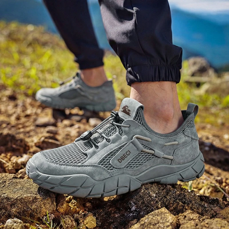 New Wide Toe Walking Shoes Men Women Non Slip Outdoor Sneakers Lace Up Mesh Breathable Anti Slip Rubber Sole Running Shoes
New Wide Toe Walking Shoes Men Women Non Slip Outdoor Sneakers Lace Up Mesh Breathable Anti Slip Rubber Sole Running Shoes