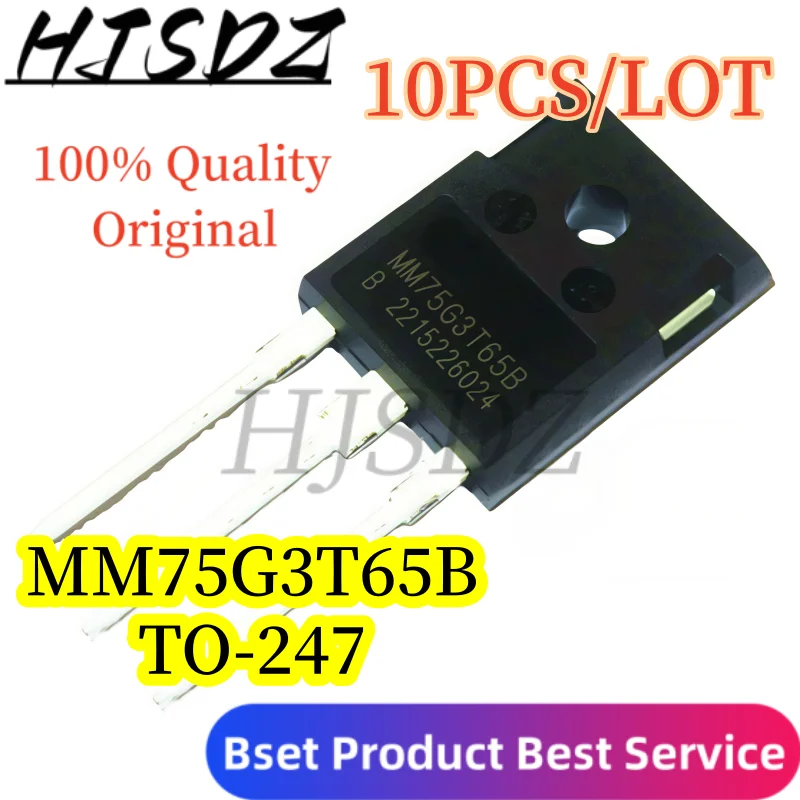 100% Quality【10-20-40PCS/LOT】MM75G3T65B High power IGBT TO-247 75A 650V Spot shipment
100% Quality【10-20-40PCS/LOT】MM75G3T65B High power IGBT TO-247 75A 650V Spot shipment