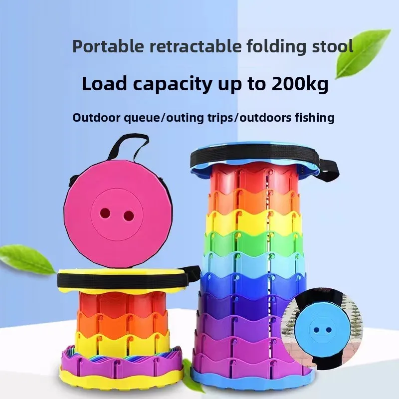 Folding Stool Heavy Duty Collapsible Telescoping Stool with Load Capacity 400lbs, Portable Retractable Stool for Camping Fishing
Folding Stool Heavy Duty Collapsible Telescoping Stool with Load Capacity 400lbs, Portable Retractable Stool for Camping Fishing