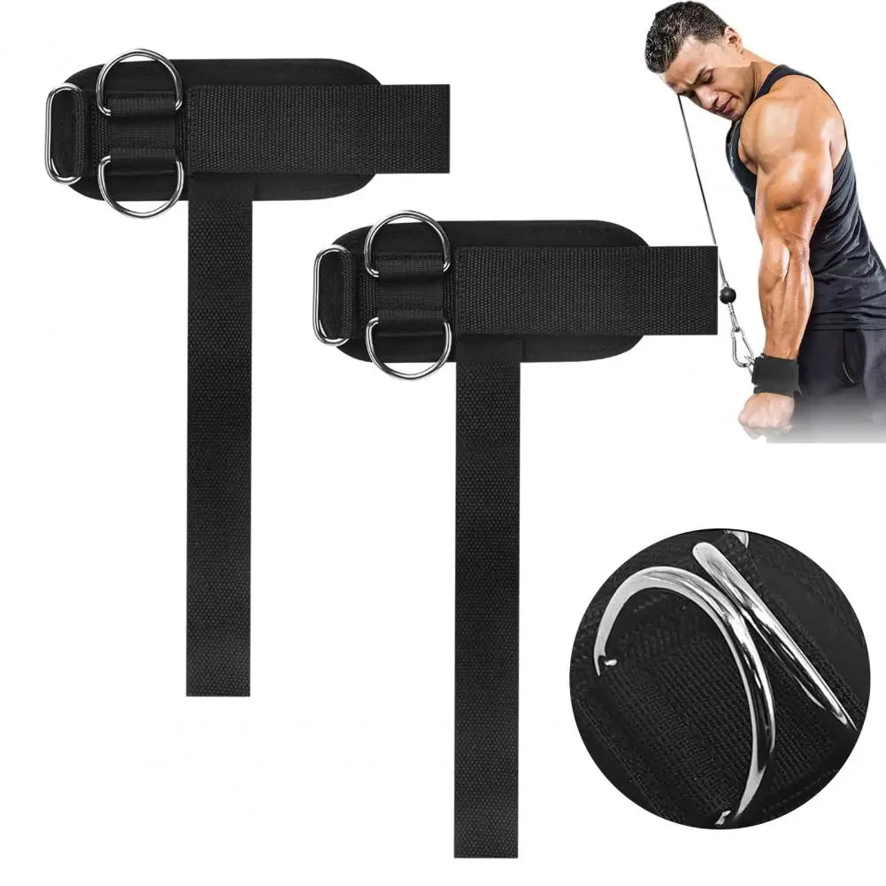 2Pcs Weight Support Straps with D Rings Heavy Duty Cable Machines Wrist Straps Gym Workout Pull-up Deadlifts Lifting Straps
2Pcs Weight Support Straps with D Rings Heavy Duty Cable Machines Wrist Straps Gym Workout Pull-up Deadlifts Lifting Straps