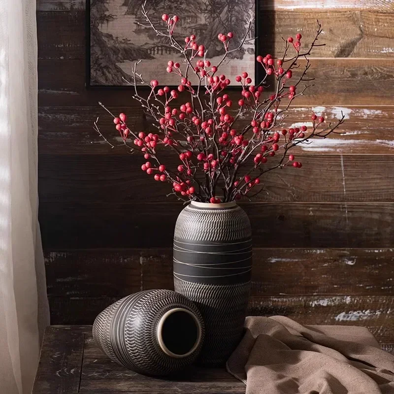 Engraved Thread Vase New Chinese Ornament Creative Flower Ornament Flower Pot Decoration Home Decoration Terrarium
Engraved Thread Vase New Chinese Ornament Creative Flower Ornament Flower Pot Decoration Home Decoration Terrarium