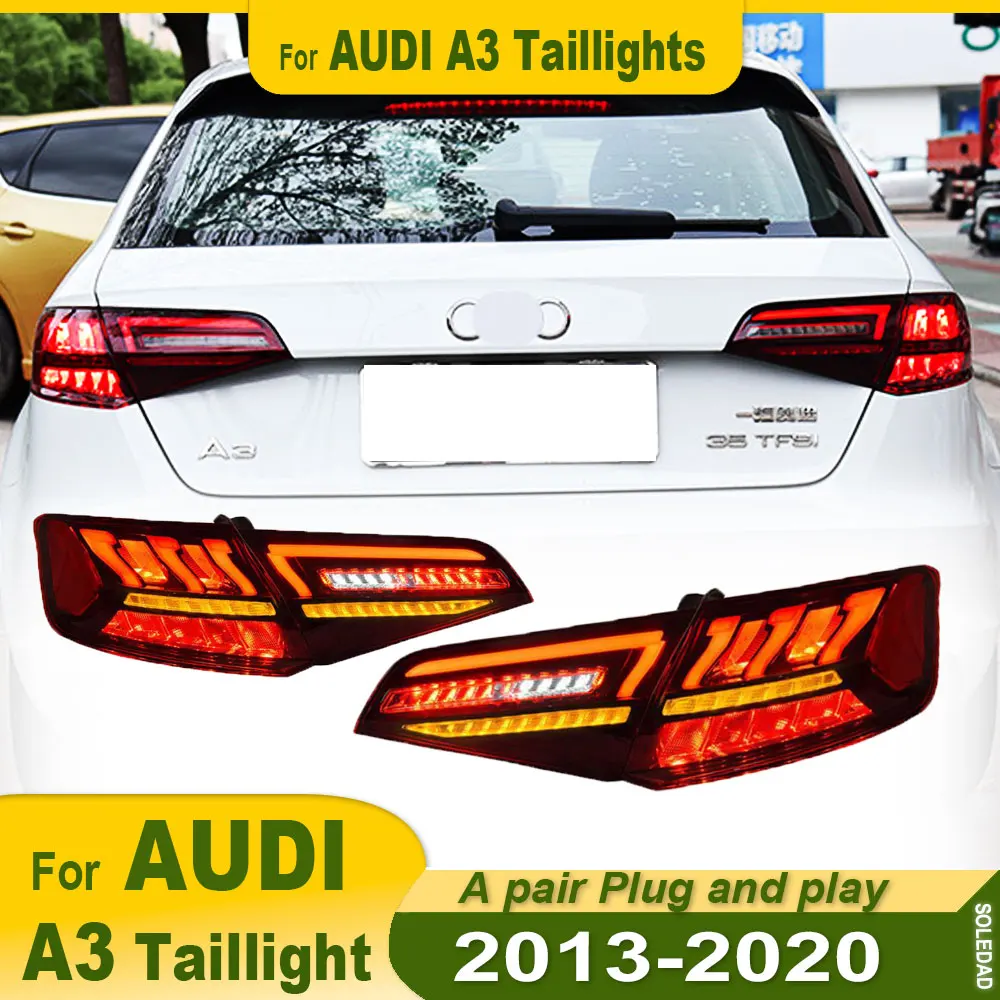 Фары для Audi A3 Sportback 8V 2013-2020 светодиодные автоматические задние фонари в сборе, обновление 2022 года, новейший стиль, дизайн 8 лет, аксессуары, 2 шт.
Фары для Audi A3 Sportback 8V 2013-2020 светодиодные автоматические задние фонари в сборе, обновление 2022 года, новейший стиль, дизайн 8 лет, аксессуары, 2 шт.
