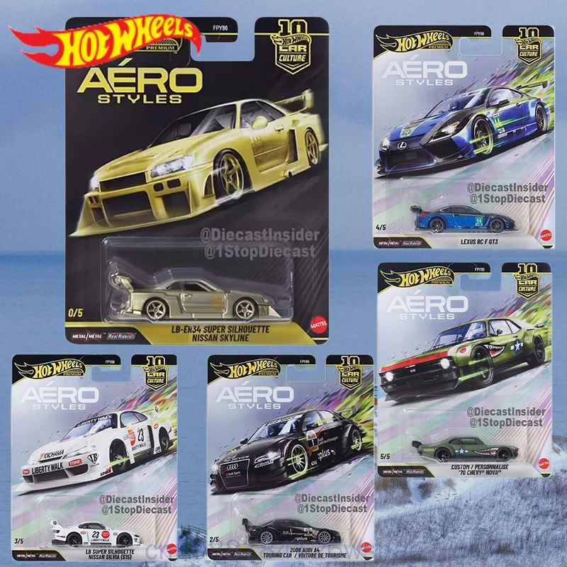 Aero Styles Premiums Series Fpy86 Hot Wheels Nissan Alloy Car Skyline Gtr Audi A4 Nissan S15 Lexus Rc Chevy Model Collection Toy
Aero Styles Premiums Series Fpy86 Hot Wheels Nissan Alloy Car Skyline Gtr Audi A4 Nissan S15 Lexus Rc Chevy Model Collection Toy