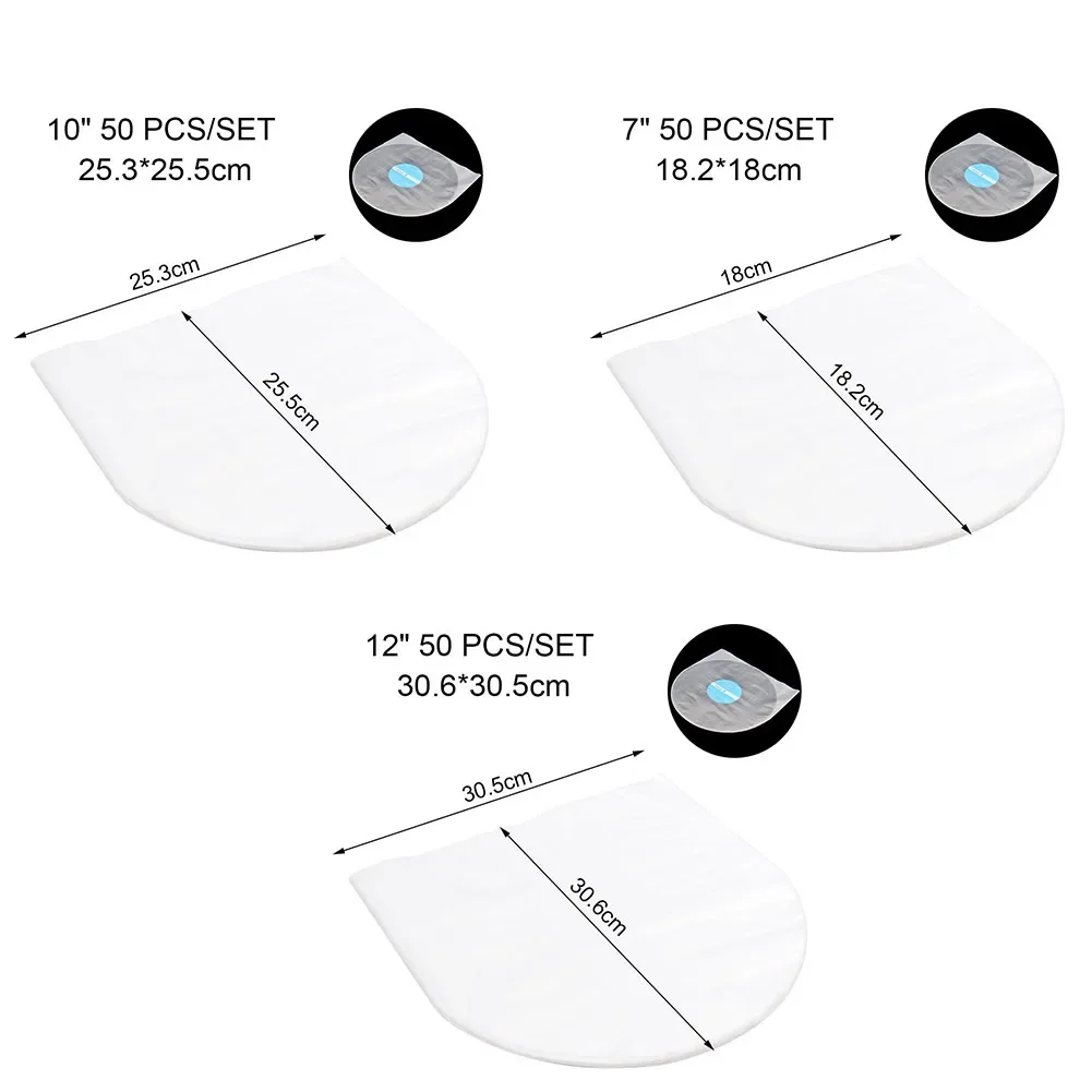 50pcs Protecter Bag 12/10/7 Inch Clear Vinyl Record Protecter LP Bags Anti-static Record Sleeves Cover Pro Audio Equipment
50pcs Protecter Bag 12/10/7 Inch Clear Vinyl Record Protecter LP Bags Anti-static Record Sleeves Cover Pro Audio Equipment
