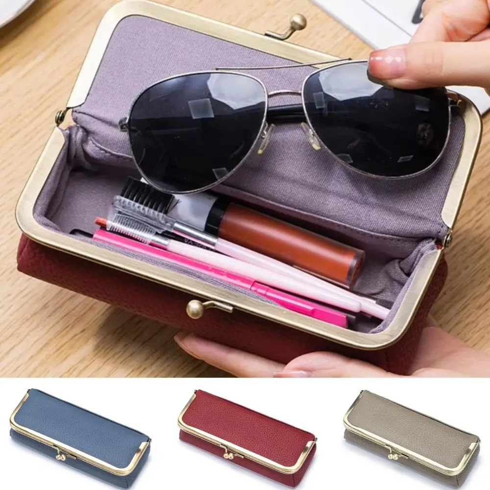 Genuine Leather Glasses Boxes Holder Automatic Closing Multifunctional Eyewear Organizer Spacious Luxury Sunglasses Storage Case
Genuine Leather Glasses Boxes Holder Automatic Closing Multifunctional Eyewear Organizer Spacious Luxury Sunglasses Storage Case