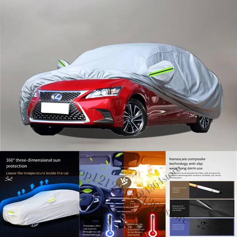 Автомобильный чехол для Lexus CT 210T, внешний автомобильный чехол, наружная защита, полные автомобильные Чехлы, водонепроницаемый солнцезащитный Снежный чехол с защитой от УФ-излучения
Автомобильный чехол для Lexus CT 210T, внешний автомобильный чехол, наружная защита, полные автомобильные Чехлы, водонепроницаемый солнцезащитный Снежный чехол с защитой от УФ-излучения