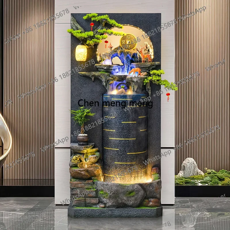 New Chinese-style flowing water ornament porch circulating water curtain wall landscape office landscaping housewarming gifts
New Chinese-style flowing water ornament porch circulating water curtain wall landscape office landscaping housewarming gifts