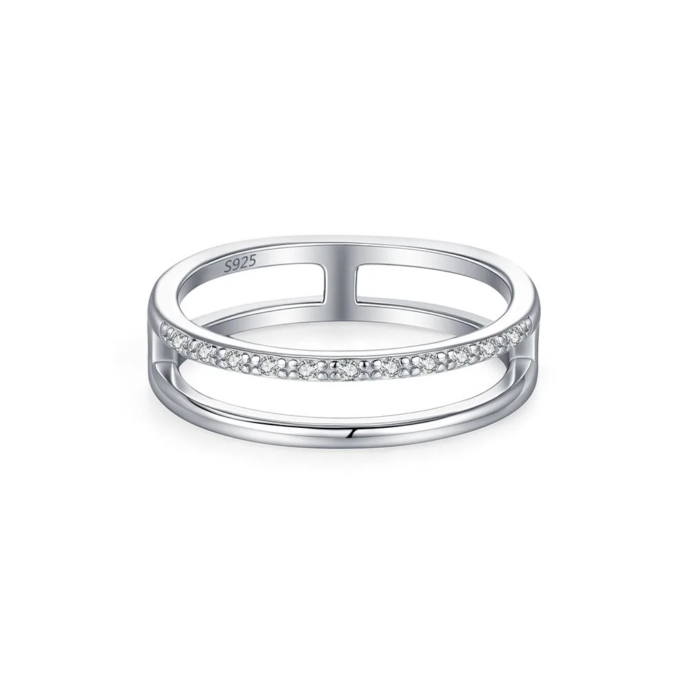 Apexelle Brand Fine Jewelry 925 Sterling Silver Rings For Women Hollow Double Layered Line Finger Ring Luxury Jewelry
Apexelle Brand Fine Jewelry 925 Sterling Silver Rings For Women Hollow Double Layered Line Finger Ring Luxury Jewelry