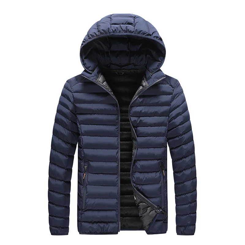 Winter Warm Casual Jacket Parkas Men Autumn Fashion Streetwear Windproof Thinlight Hooded Slim Solid Coat Clothing
Winter Warm Casual Jacket Parkas Men Autumn Fashion Streetwear Windproof Thinlight Hooded Slim Solid Coat Clothing