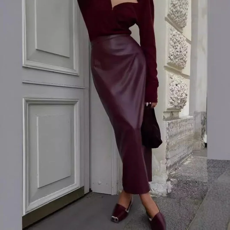 Faionable High-Waist Bodycon Skirt New Arrival Ele European Sle Embroidered PVC Fabric Ciwalk Suitable for Autumn
Faionable High-Waist Bodycon Skirt New Arrival Ele European Sle Embroidered PVC Fabric Ciwalk Suitable for Autumn