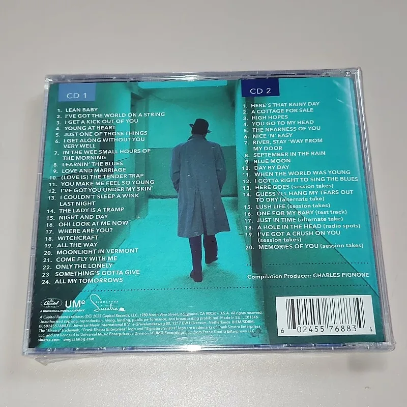 Frank Sinatra Music CD Album Pop R&B Hip Hop Rock Classic Hits, High HIFI Audio Car Home Stereo Gift for Music Lovers
Frank Sinatra Music CD Album Pop R&B Hip Hop Rock Classic Hits, High HIFI Audio Car Home Stereo Gift for Music Lovers