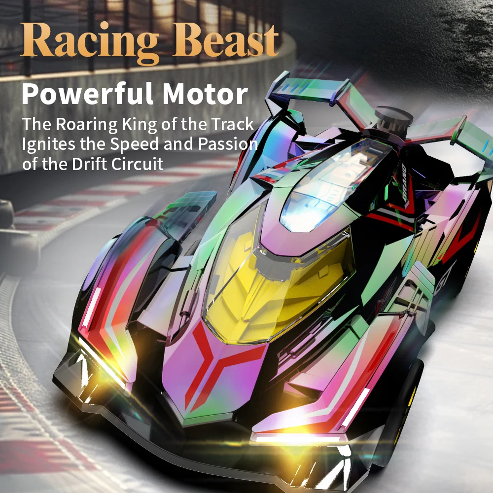 Laser Fantasy Racing с дистанционным управлением, гоночный автомобиль с дистанционным управлением, трюк, дрифт, 4x4, детские игрушки, имитация модели электромобиля
Laser Fantasy Racing с дистанционным управлением, гоночный автомобиль с дистанционным управлением, трюк, дрифт, 4x4, детские игрушки, имитация модели электромобиля