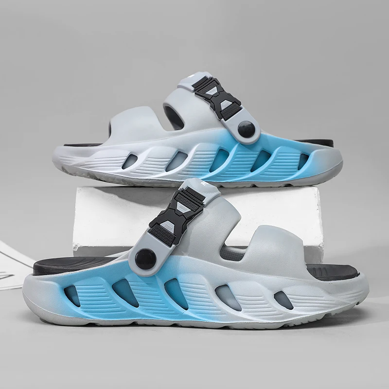 Summer Men's Slippers Beach Clogs Outdoor Sandals Soft EVA Slides New Men Casual Garden Shoes Male Street Outdoor Slippers
Summer Men's Slippers Beach Clogs Outdoor Sandals Soft EVA Slides New Men Casual Garden Shoes Male Street Outdoor Slippers