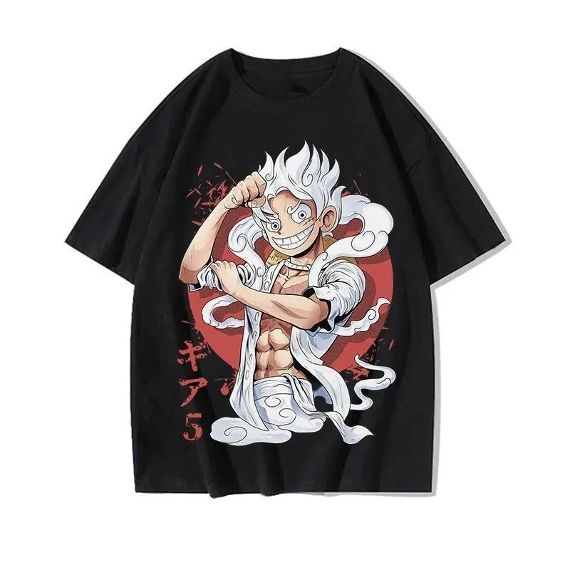 ONE PIECE Luffy Joint T-shirt Men's Five-speed Fruit Awakening State Printing Boys Short-sleeved Young Students Pure Cotton T
ONE PIECE Luffy Joint T-shirt Men's Five-speed Fruit Awakening State Printing Boys Short-sleeved Young Students Pure Cotton T