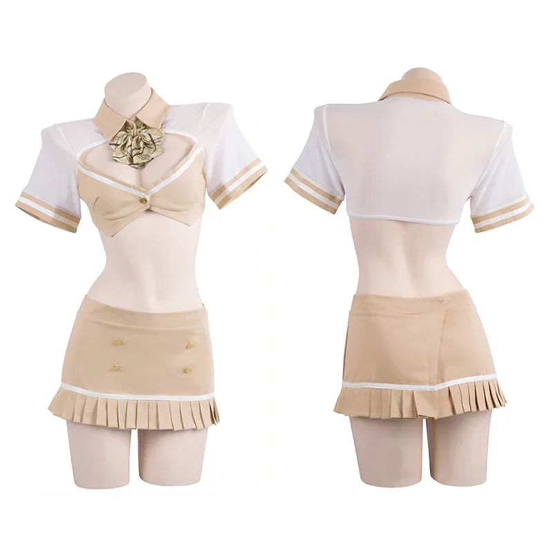 Sexy Costumes Women Student Uniform Cosplay Cute Girls Sailor Suit Hollow Out Tank Top with Miniskirt Outfit Drop Ship
Sexy Costumes Women Student Uniform Cosplay Cute Girls Sailor Suit Hollow Out Tank Top with Miniskirt Outfit Drop Ship