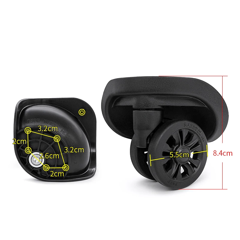 SJ.TOBOL Lage Wheels Replacement for Carry-On Suitcase Password Box Universal Wheel T30A Suitable for 20-30 Inch Suitcase
SJ.TOBOL Lage Wheels Replacement for Carry-On Suitcase Password Box Universal Wheel T30A Suitable for 20-30 Inch Suitcase