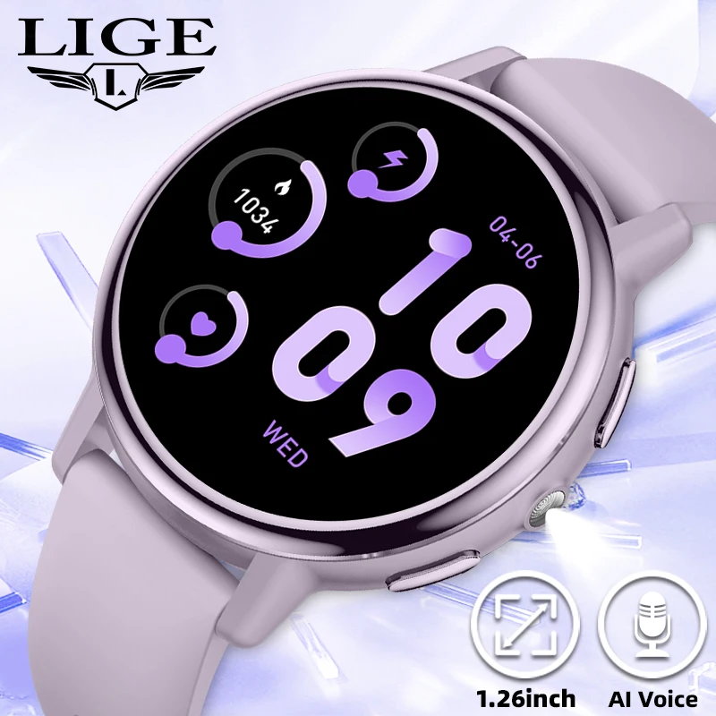 2025 New Smart Watch Women 1.26'' AMOLED Screen Bluetooth Call Sports Watches Heart Rate Monitor Female Health Smartwatch Ladies
2025 New Smart Watch Women 1.26'' AMOLED Screen Bluetooth Call Sports Watches Heart Rate Monitor Female Health Smartwatch Ladies