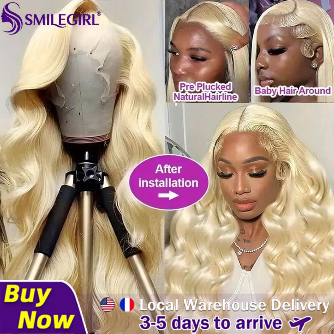 613 30 32 Inch Lace Front Wig Human Hair 13x6 Transparent Lace 12A 230% Density Blonde Body Wave Lace Front Wigs Human Hair Pre Plucked 613 HD Lace Frontal Wig True Length
613 30 32 Inch Lace Front Wig Human Hair 13x6 Transparent Lace 12A 230% Density Blonde Body Wave Lace Front Wigs Human Hair Pre Plucked 613 HD Lace Frontal Wig True Length