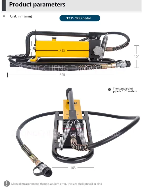 1PC Hydraulic Pump for Portable Hydraulic Pliers Crimping Tool Ultra-high Pressure Hydraulic Pump Station
1PC Hydraulic Pump for Portable Hydraulic Pliers Crimping Tool Ultra-high Pressure Hydraulic Pump Station