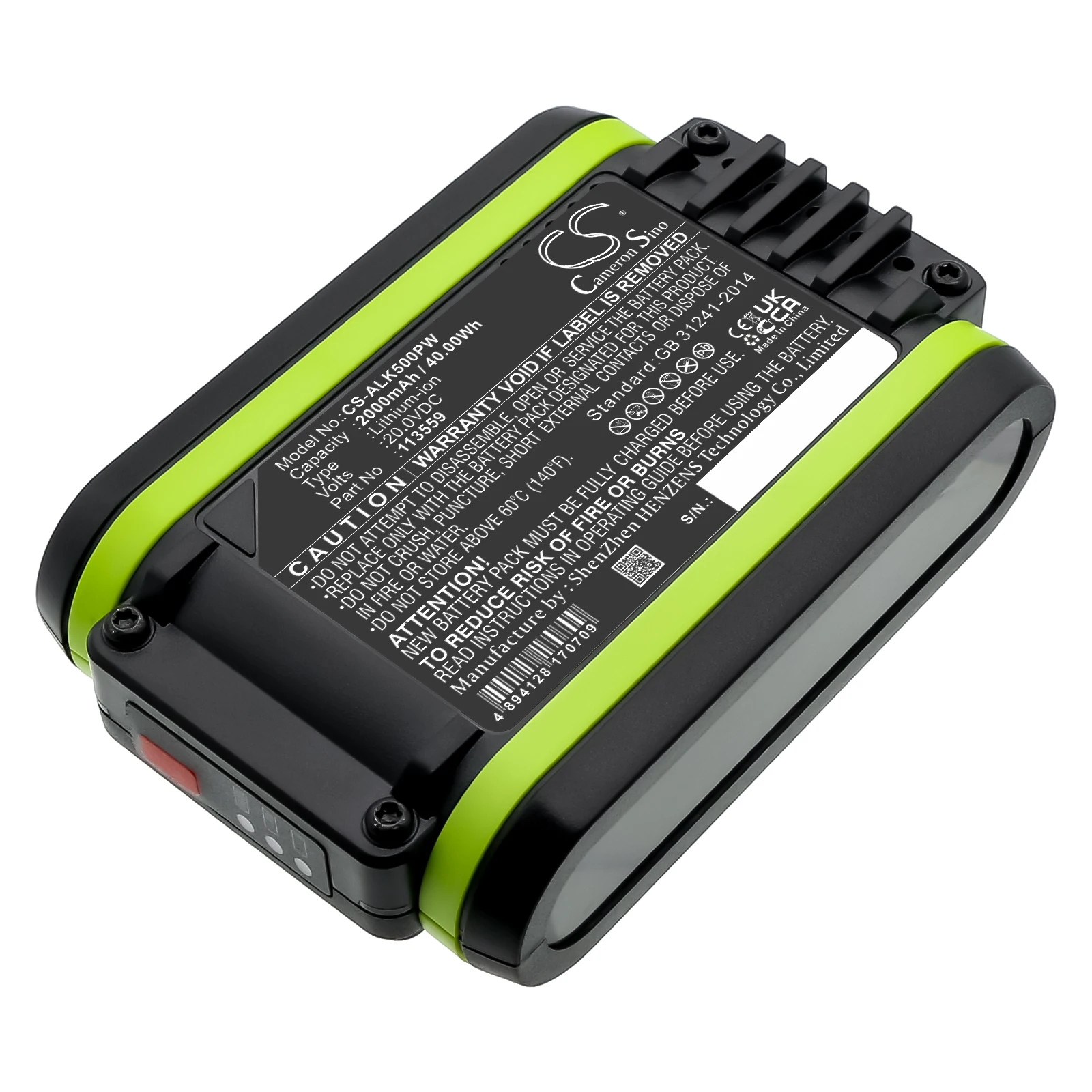 20.0V 2000mAh Lawn Mowers Battery for AL-KO 113559 B50 Easy Flex B50 Easy Flex 34.8 Li Lawnmower Easy Flex GT 2025 Grass Trimmer
20.0V 2000mAh Lawn Mowers Battery for AL-KO 113559 B50 Easy Flex B50 Easy Flex 34.8 Li Lawnmower Easy Flex GT 2025 Grass Trimmer