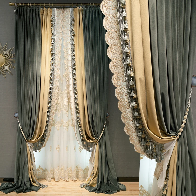 American Dark green luxury velvet thick cloth blackout curtain tulle drape C1408
American Dark green luxury velvet thick cloth blackout curtain tulle drape C1408