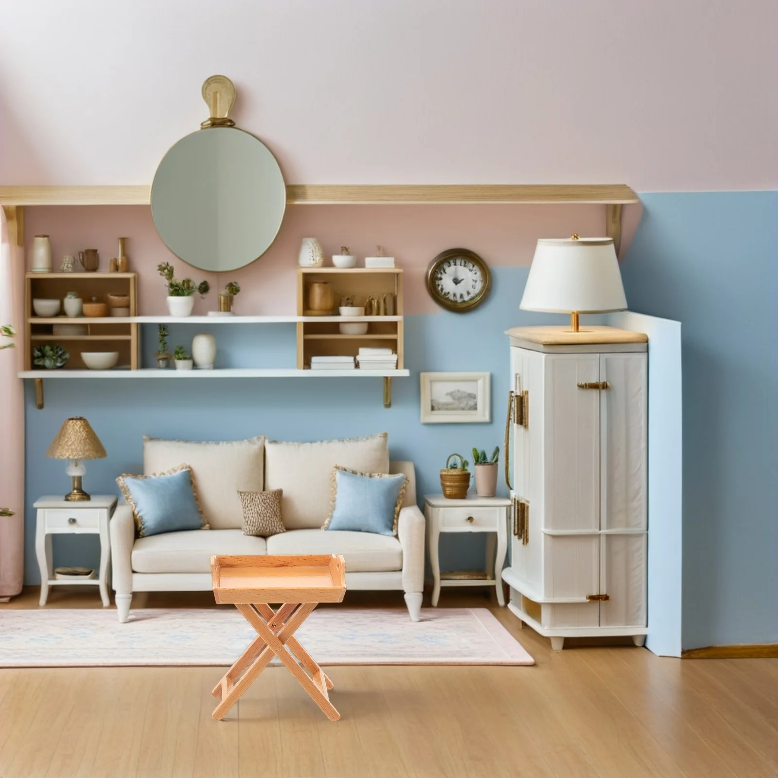 1:12 Scale Mini Wood Serving Tray Detailed Dollhouse Furniture for Kitchen Dining Setup Realistic Miniature Food Display
1:12 Scale Mini Wood Serving Tray Detailed Dollhouse Furniture for Kitchen Dining Setup Realistic Miniature Food Display