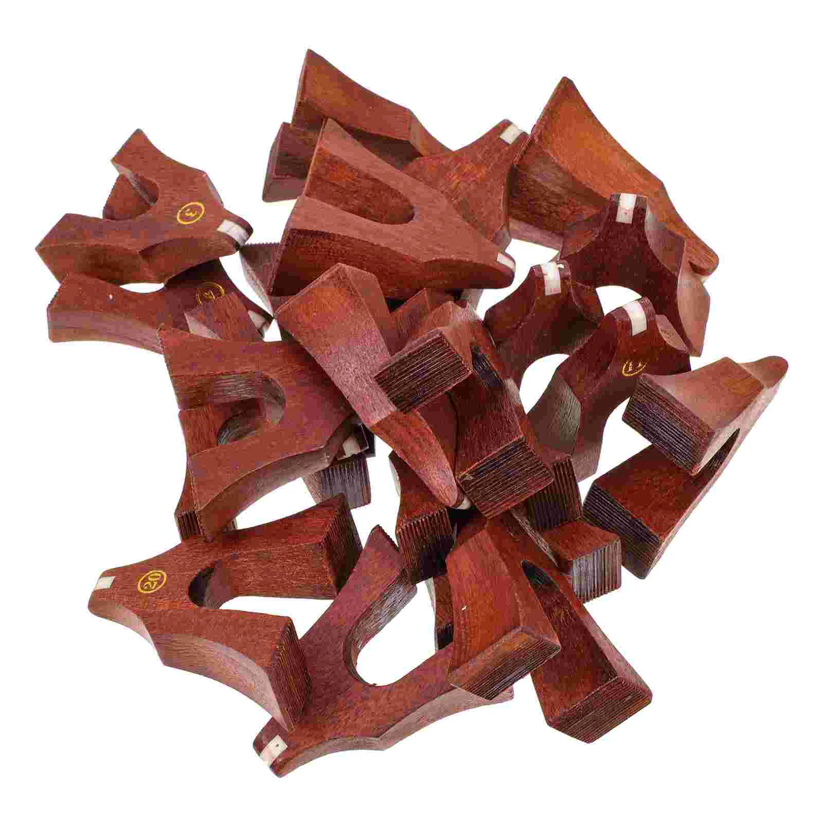 21 Pcs Guzheng Code Instrument Parts Musical Accessories Support Column Rosewood
21 Pcs Guzheng Code Instrument Parts Musical Accessories Support Column Rosewood