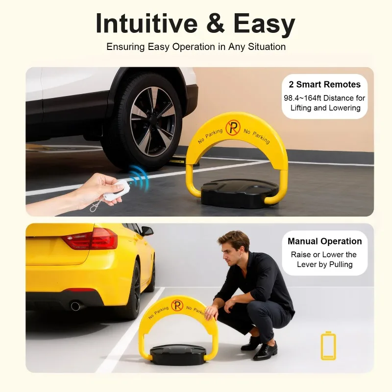 【Professional Grade】TX 5T Parking Lock Remote Control Automatic Parking Barrier with Intelligent Alarm Anti-Theft Security Post
【Professional Grade】TX 5T Parking Lock Remote Control Automatic Parking Barrier with Intelligent Alarm Anti-Theft Security Post