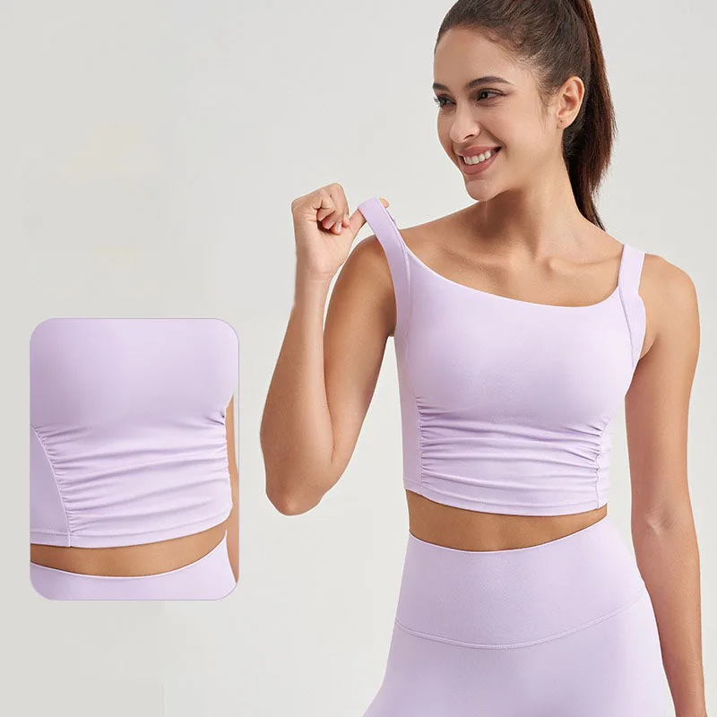 Slim Waist Shockproof Yoga Bras Gym Crop Tops with Chest Pads Running Workout Vests Sports Shirts Women Fitness Tops Sportswears
Slim Waist Shockproof Yoga Bras Gym Crop Tops with Chest Pads Running Workout Vests Sports Shirts Women Fitness Tops Sportswears