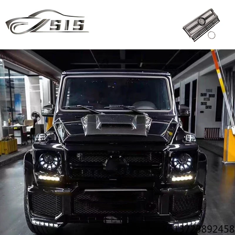 G-Class W463 Dry Carbon Fiber Material Car Grills for 1990-2018 Year W463 G500 G350 G55 G63 Front Grill With LOGO Bumper Grilles
G-Class W463 Dry Carbon Fiber Material Car Grills for 1990-2018 Year W463 G500 G350 G55 G63 Front Grill With LOGO Bumper Grilles