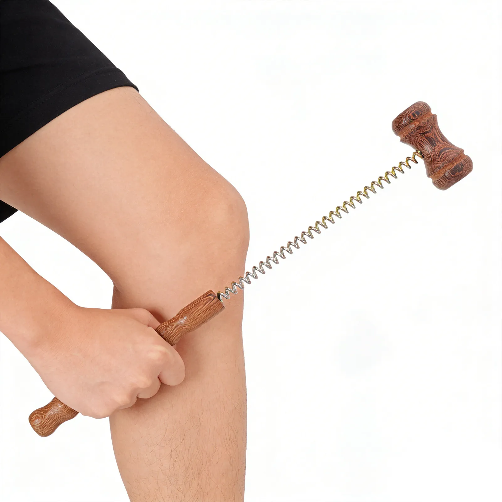 Wooden Percussion Stick Massager Rosewood Back Tapping Hammer Long Handle Manual Spring Connector Self-Massage Tapping Tool
Wooden Percussion Stick Massager Rosewood Back Tapping Hammer Long Handle Manual Spring Connector Self-Massage Tapping Tool