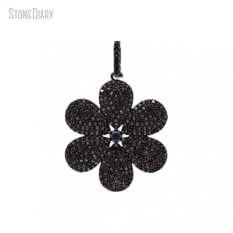 5Pcs Wholesale Jewelry Flower Gunmetal Color Invisible Setting Black Cubic Zirconia Copper Pendant PM48005
5Pcs Wholesale Jewelry Flower Gunmetal Color Invisible Setting Black Cubic Zirconia Copper Pendant PM48005