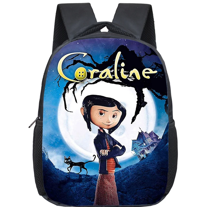 Horror Movie Coraline Print Kindergarten Backpack Baby Girls Cartoon Knapsack Toddler Boys Rucksack Waterproof Kids School Bags
Horror Movie Coraline Print Kindergarten Backpack Baby Girls Cartoon Knapsack Toddler Boys Rucksack Waterproof Kids School Bags
