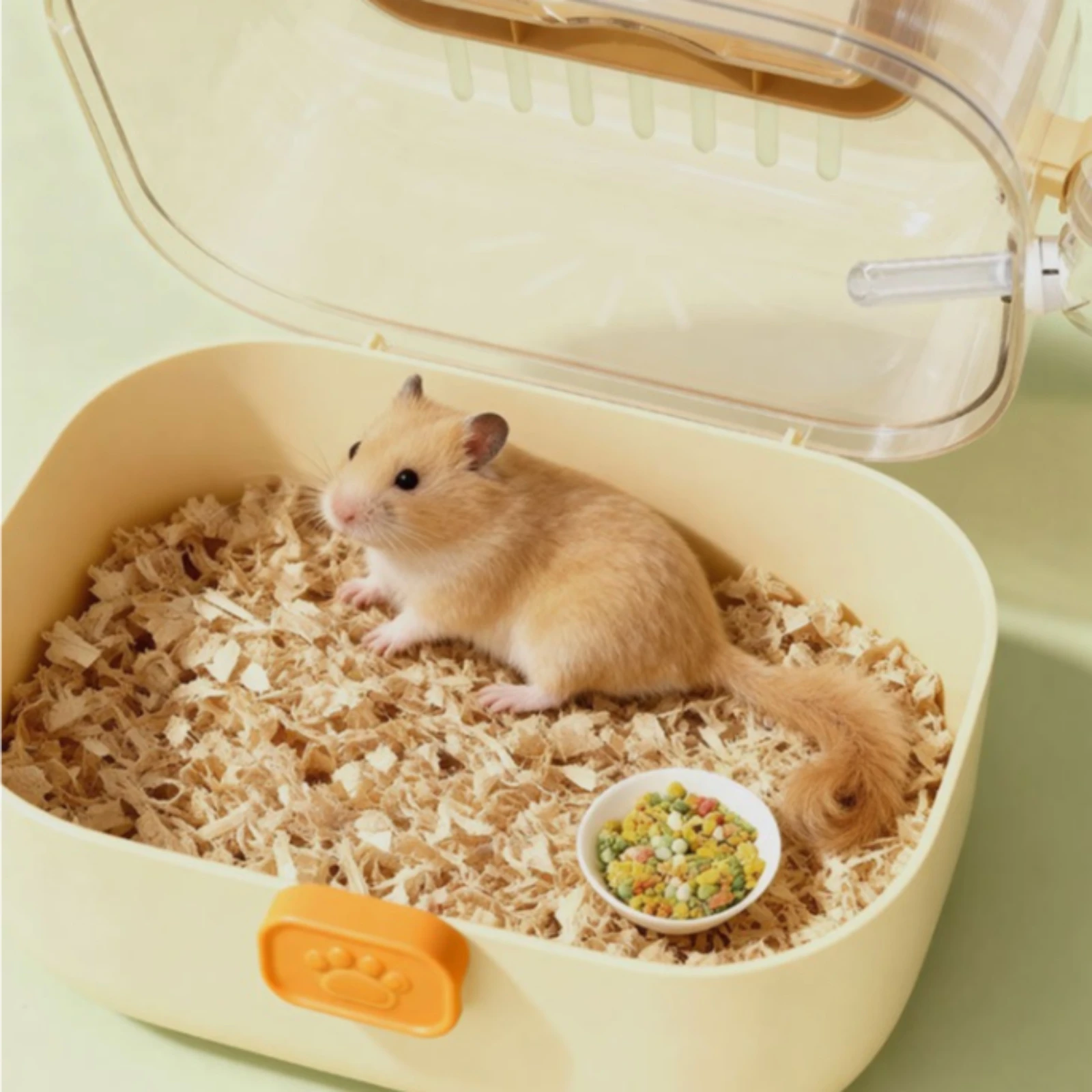 Hard-Sided Hamster Carrier Lightweight Portable Hamster Carrier Portable Pet Cage Water Bottle Accessory for Temporary Enclosure
Hard-Sided Hamster Carrier Lightweight Portable Hamster Carrier Portable Pet Cage Water Bottle Accessory for Temporary Enclosure