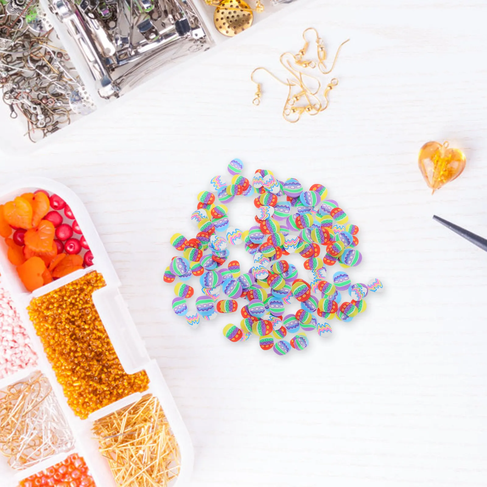 10 упаковок разноцветных пасхальных бусин из полимерной глины ручной работы, разделители-шармы для изготовления украшений, браслетов, ожерелий, а также для нейл-арта и поделок своими руками
10 упаковок разноцветных пасхальных бусин из полимерной глины ручной работы, разделители-шармы для изготовления украшений, браслетов, ожерелий, а также для нейл-арта и поделок своими руками