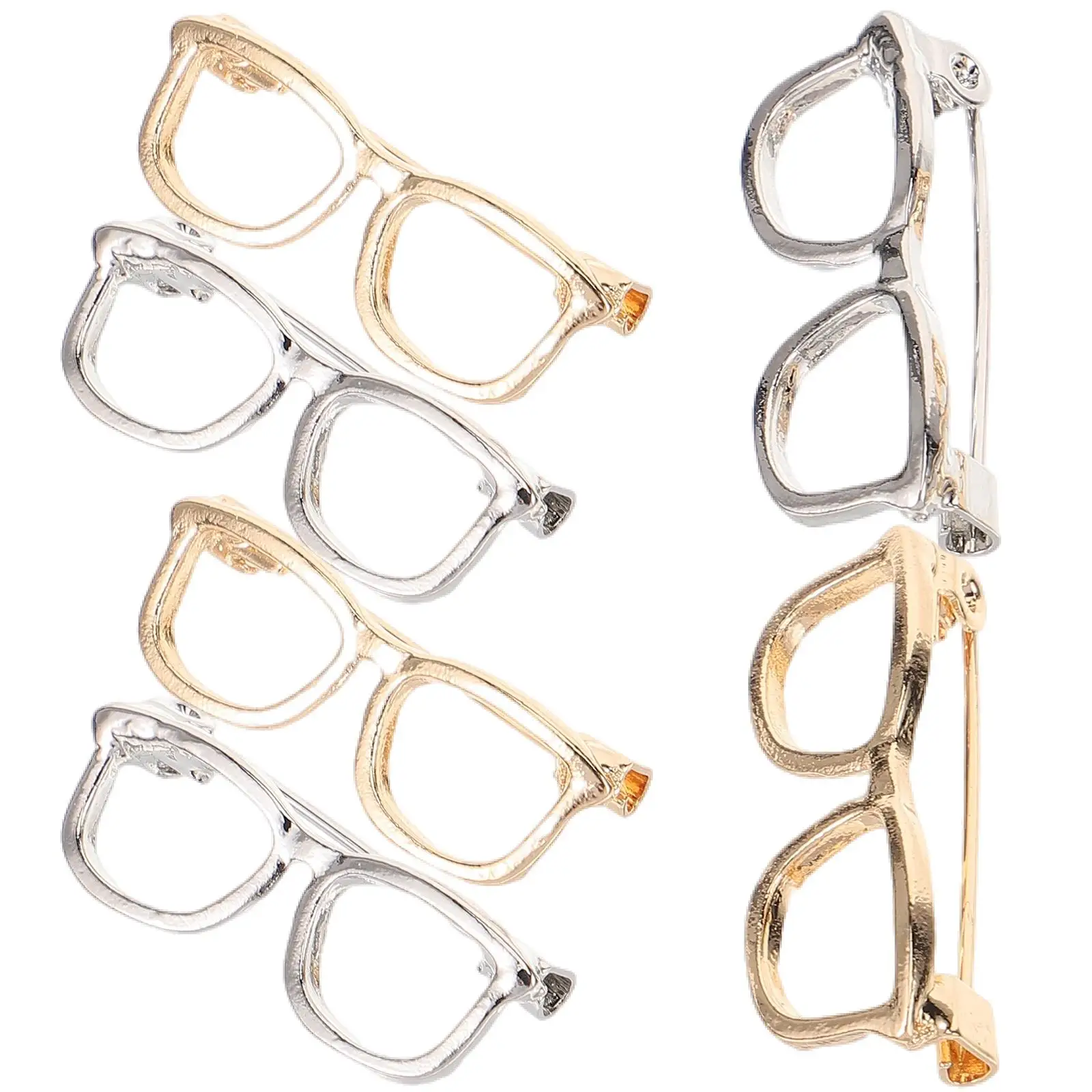 6 Pcs Glasses Brooch Jewelry Hat Pin Clothing Alloy Metal Women Creative Clothes Pins Brooch Buttons Silver Color
6 Pcs Glasses Brooch Jewelry Hat Pin Clothing Alloy Metal Women Creative Clothes Pins Brooch Buttons Silver Color