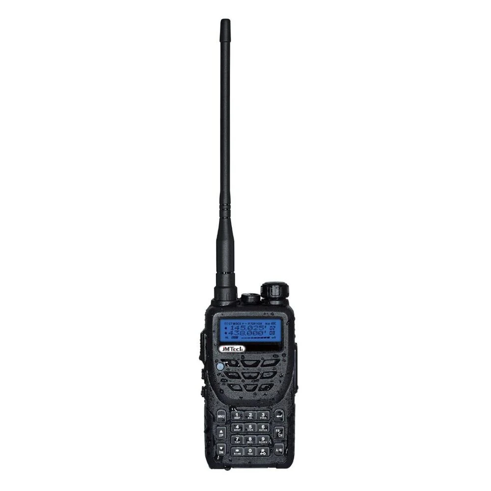JMTech Long Range Walkie Talkie 10km Dual Band Dual Ham Radio 5W IP66 Waterproof Long Range Professional Walkie JM-X2UV
JMTech Long Range Walkie Talkie 10km Dual Band Dual Ham Radio 5W IP66 Waterproof Long Range Professional Walkie JM-X2UV