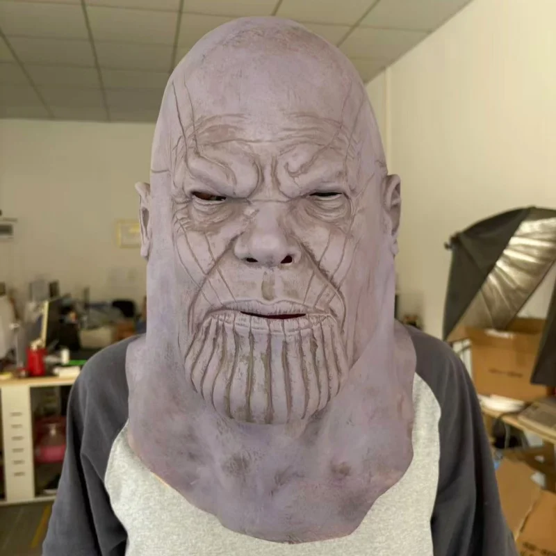 Superhero Deluxe Thanos Mask Helmet Infinity Gauntlet Infinity War Gloves Costume Fancy Dress party Anime stage show props gift
Superhero Deluxe Thanos Mask Helmet Infinity Gauntlet Infinity War Gloves Costume Fancy Dress party Anime stage show props gift