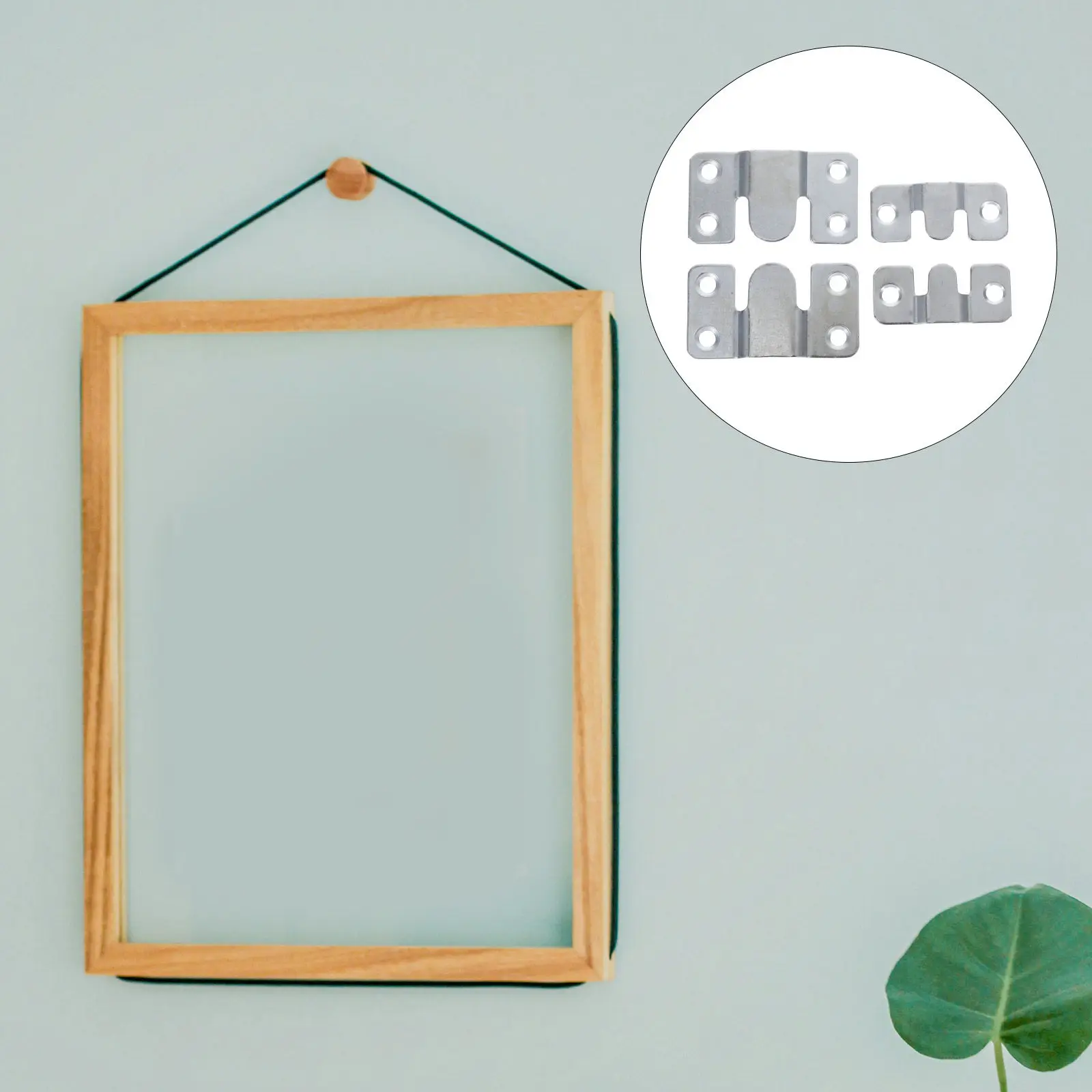 4Pcs Heavy Duty Picture Hangers Interlocking Flush Mount Bracket for Photo Frames Wall Art Furniture Mounting Hardware Sturdy
4Pcs Heavy Duty Picture Hangers Interlocking Flush Mount Bracket for Photo Frames Wall Art Furniture Mounting Hardware Sturdy
